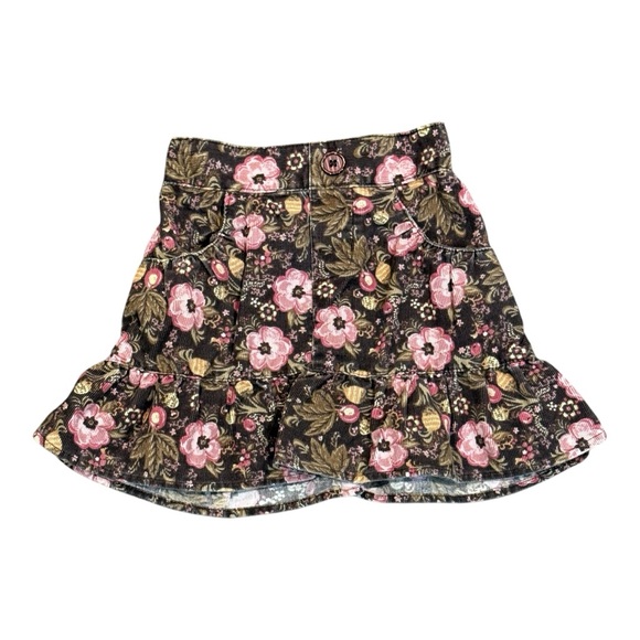 Cherokee Other - Cherokee corduroy skirt with floral pattern
